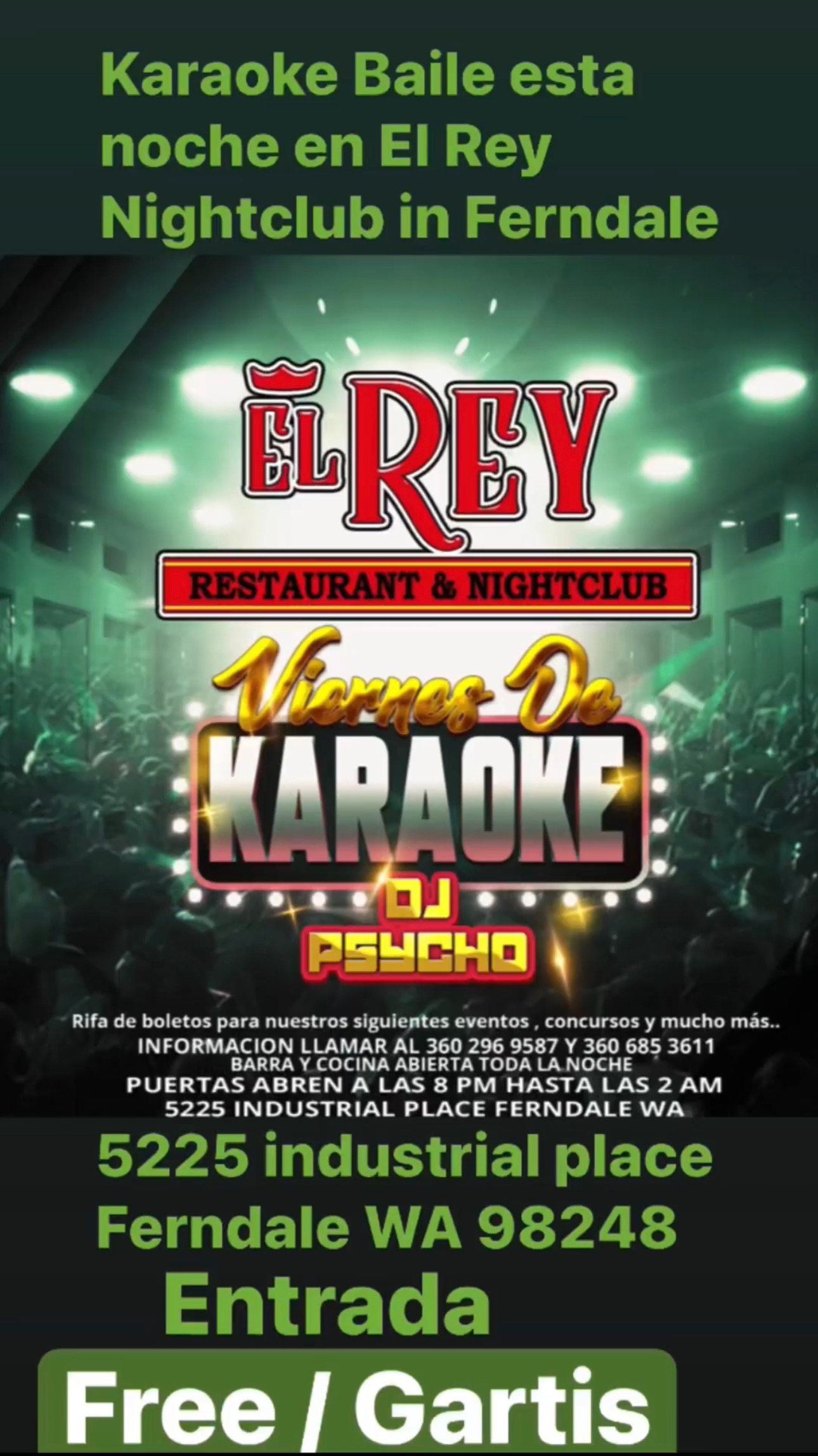 El Rey Night Club is at El Rey Night Club., By El Rey Night Club